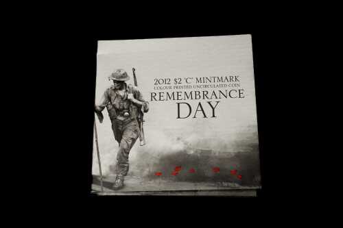 2012 Red Poppy $2 coin with 'C' mintmark