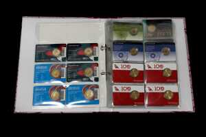 Group of collectable $1 and $2 coins