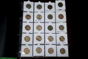 Album of collectable $1 coins - 5