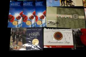 Group of remembrance themed collectable coins and PNCs - 4