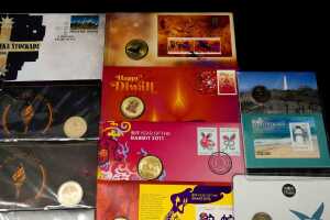 Group of assorted multi-cultural themed collectable coins and PNCs - 3