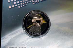 Four moon landing commemorative PNCs 2019 - 4
