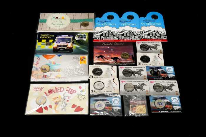 Group of assorted collectable coins and PNCs