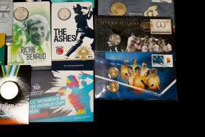 Group of assorted sporting themed collectable coins and PNCs - 5