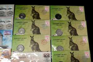 Group of assorted Australiana themed collectable coins and PNCs - 3