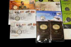 Group of assorted Australiana themed collectable coins and PNCs - 4
