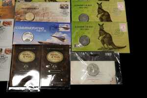 Group of assorted Australiana themed collectable coins and PNCs - 5