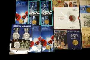 Group of remembrance themed collectable coins and PNCs - 4