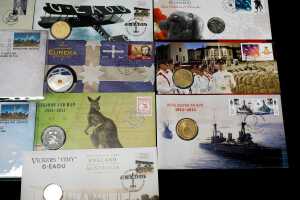 Group of assorted historical and remembrance themed collectable coins and PNCs - 4