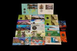 Group of assorted collectable coins and PNCs
