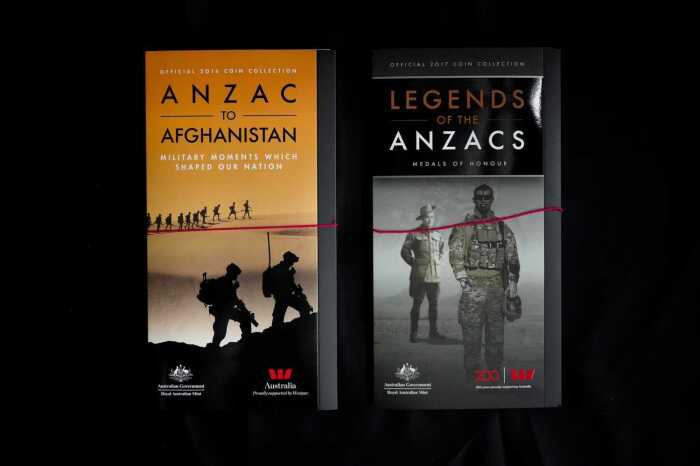 2 x Westpac Anzac coin collections