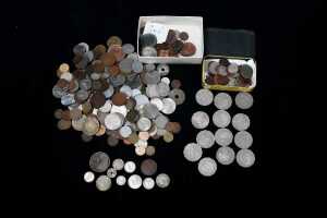 A group of world coins