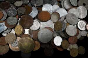 A group of world coins - 3