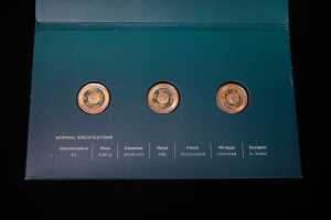 A group of 2024 Australian coins, first edition with King Charles III effigy - 2
