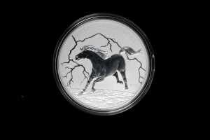 Two Australian silver proof coins, 2oz - 2