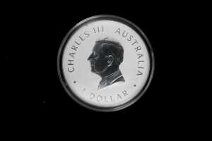 Two Australian silver proof coins, 2oz - 3