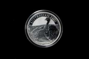 Two Australian silver proof coins, 2oz - 4