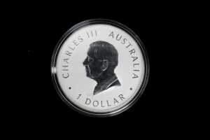 Two Australian silver proof coins, 2oz - 5