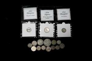 Group of Australian and New Zealand pre-decimal coins