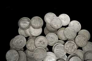 A group of Australian silver three penny coins - 3