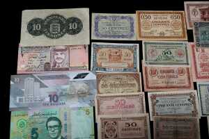 A group of international banknotes - 2