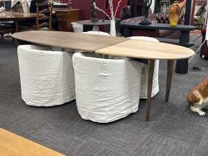 Australian-made Daniel Barbera five-piece dining suite - Expect to pay retail approx. $12,000 - 3