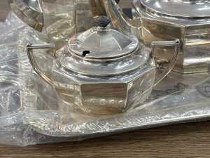 Imperial silver-plated five-piece tea and coffee service - 3