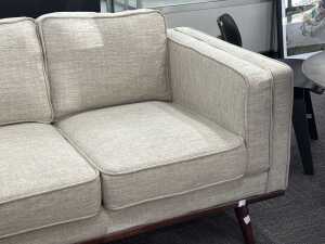 Modern three-seater upholstered sofa - 2