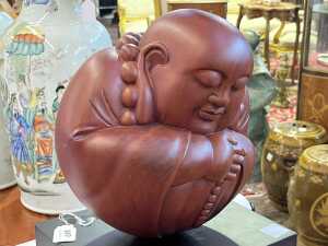 Maitreya Buddha cast resin statue - 2