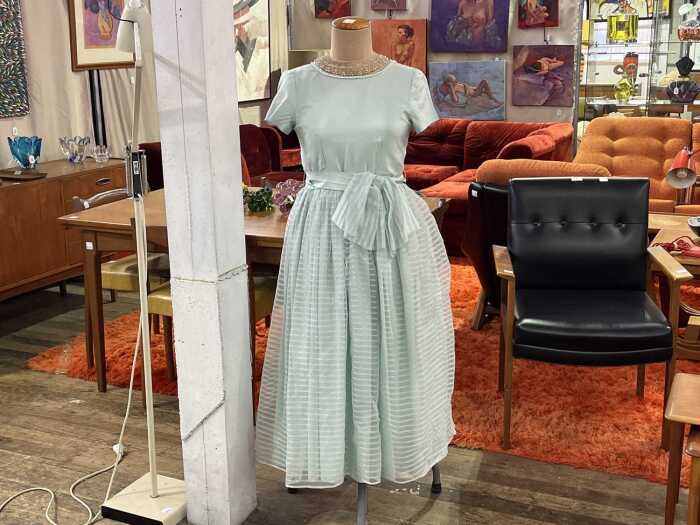Dress on mannequin, 1950s