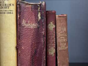 Five antique and books - 3