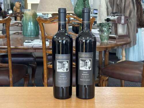Warrabilla Reserve Durif, two bottles