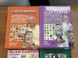 Alan Carter Antique Price Guide books, two cased - 2