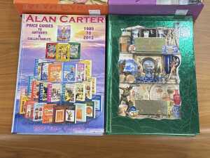 Alan Carter Antique Price Guide books, two cased - 3