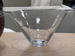 Two art glass vases with applied spun filament decoration - 4