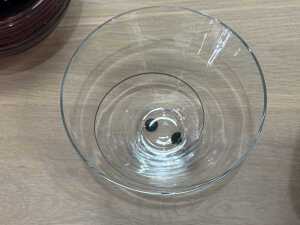 Two art glass vases with applied spun filament decoration - 5