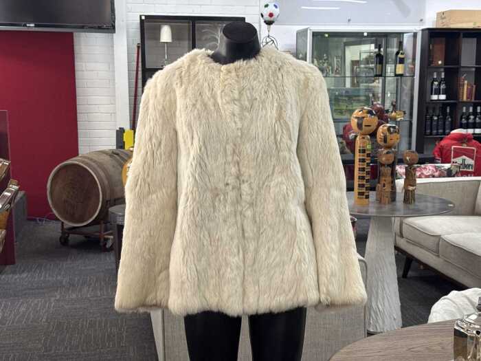 Satin-lined fur jacket