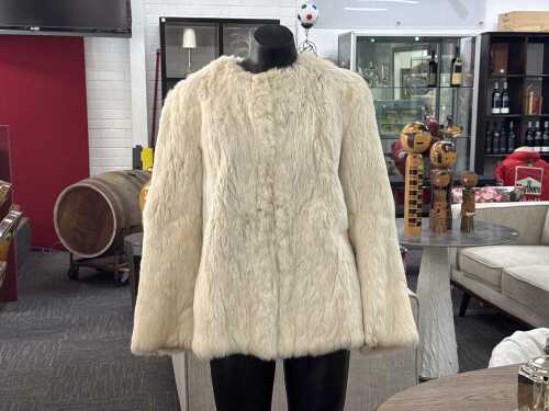 Satin-lined fur jacket