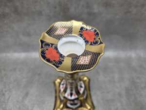 Royal Crown Derby Imari porcelain candlestick - 4