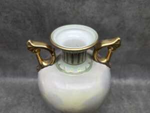 Crown Devon twin handled vase - 5