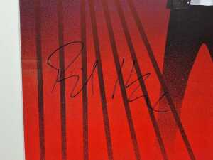 Billy Idol 'The Cage EP' framed art card - 3