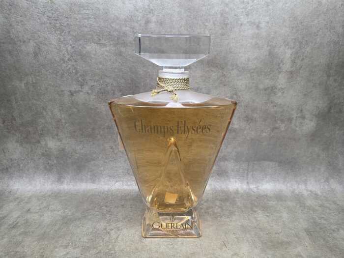 Large shop display glass perfume bottle, A/F