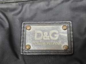 Designer-style black nylon crossbody bag - 2