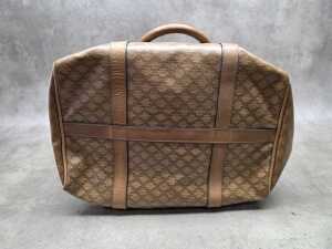 Designer-style brown handbag - 4
