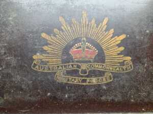 Australian Commonwealth Military Forces timber tray - 2