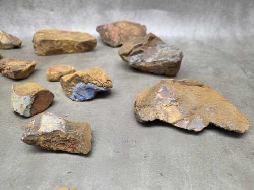 A parcel of rough Boulder Opal rocks, 4 kg+