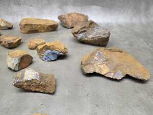 A parcel of rough Boulder Opal rocks, 4 kg+