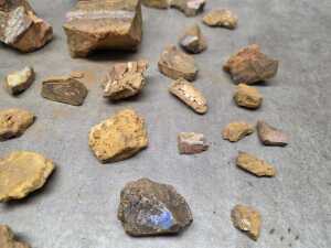 A parcel of rough Boulder Opal rocks, 4 kg+ - 4
