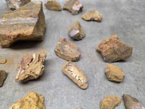 A parcel of rough Boulder Opal rocks, 4 kg+ - 5