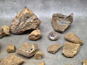 A parcel of rough Boulder Opal rocks, 4 kg+ - 4